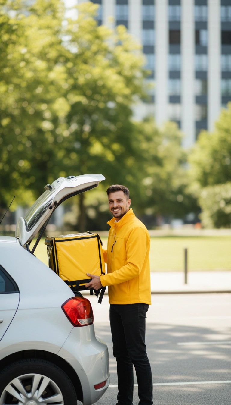 Курьер на автомобиле